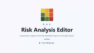 Customise a risk analysis report — split report (Risk Analysis Editor)