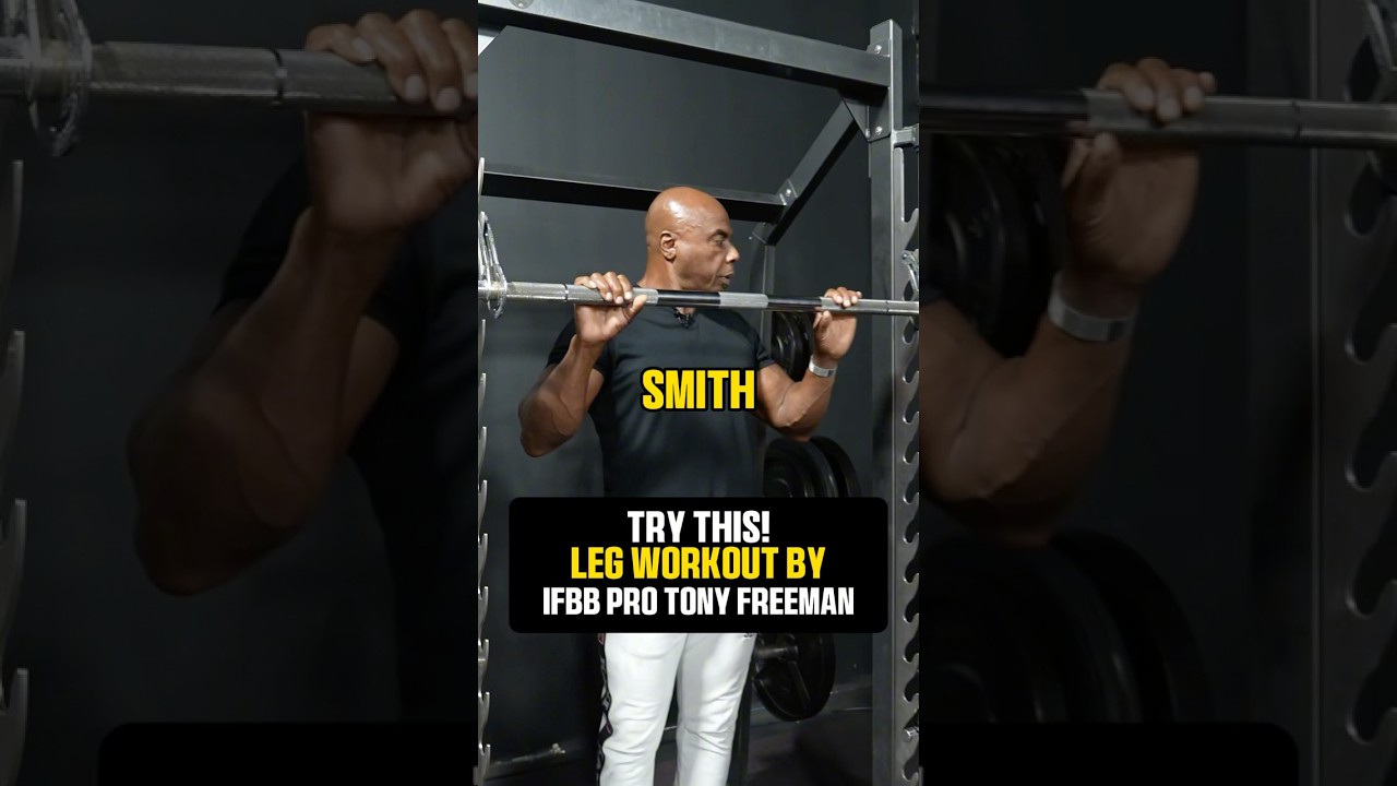 Classic Leg Workout By IFBB Pro Tony Freeman 🙌🏻 