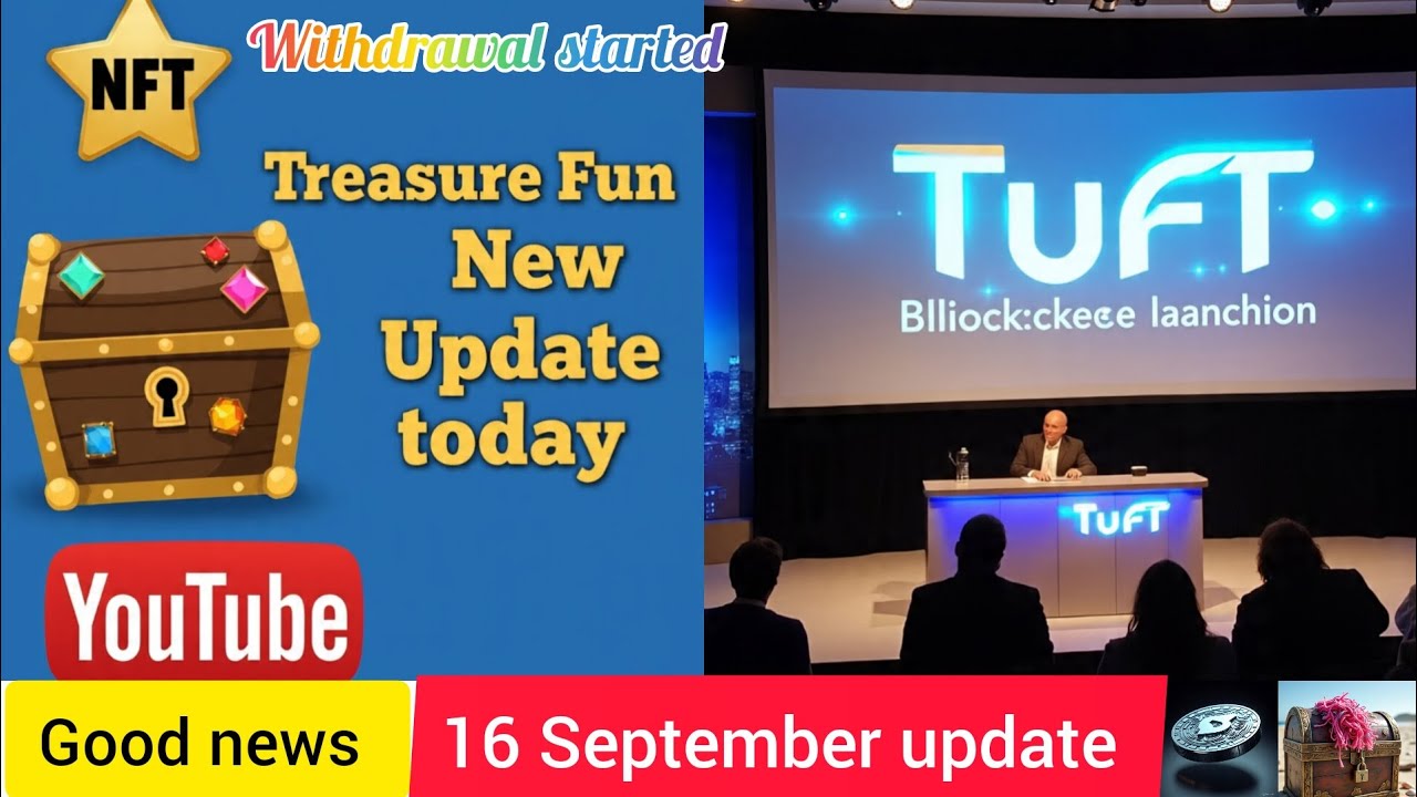 Treasure NFT//Treasure Fun New Update today// today important zoom mitting/ tuft blockchain update