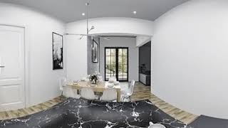 Kitchen Concept 1 A ( 360 )  Render | Visualizations | Axis Corner | www.axiscorner.com