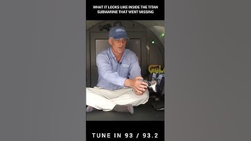 THIS IS WHAT THE #TITANIC SUBMARINE LOOKS LIKE ON THE INSIDE! #titan #submarine #oceangate #ocean