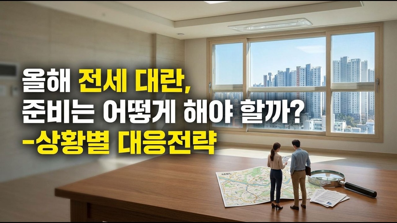 올해 전세 대란,  준비는 어떻게 해야 할까?-상황별 대응전략