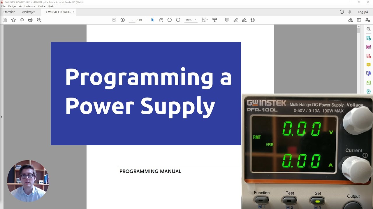 How to remote control a power supply YouTube
