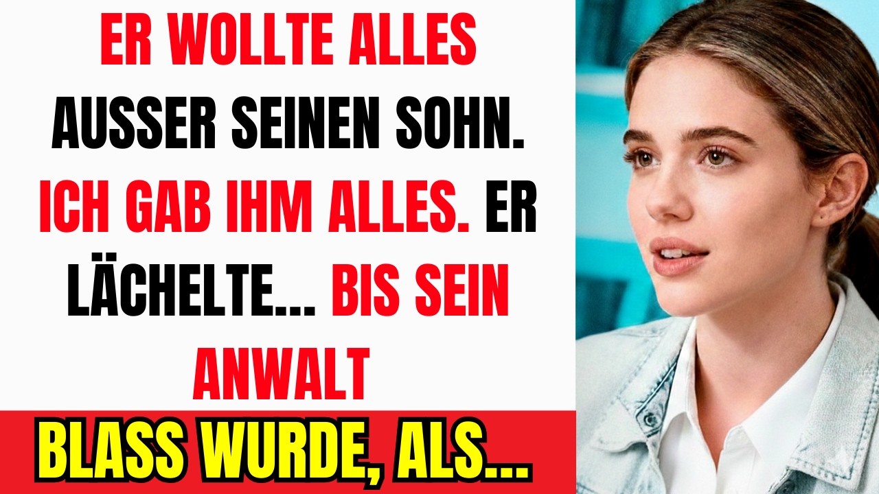 Er nahm alles bei der Scheidung – bis sein Anwalt ihm 5 Worte zuflüsterte