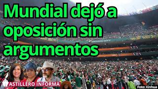 Irónicamente, el sector de la población que llenó el Estadio acabó por apoyar imagen de la 4T: mesa