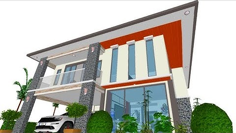 Planner 5D Build:Modern Two Storey House with Single Balcony