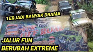 HALAL BIHALAL & OFFROAD // GALUH JEEP ADVENTURE DI KEBUN DURIAN  2 MOBIL TERPAKSA DITINGGAL DI TRACK screenshot 3