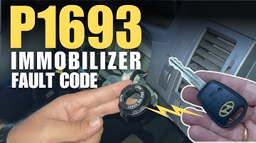 Fix P1693 Immobilizer Fault Code | Immobilizer Transponder Error | No Start #immobilizer