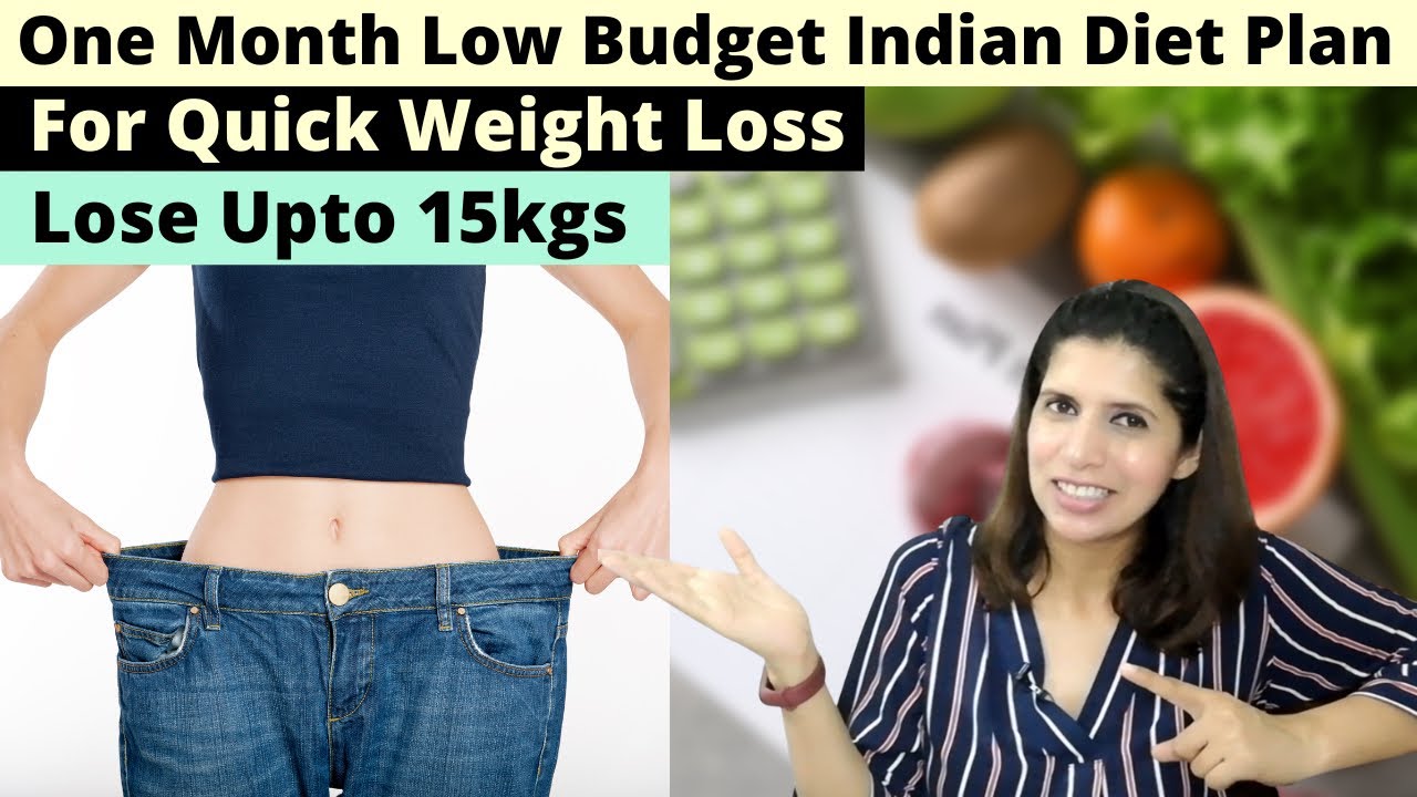 One Month Low Budget Indian Veg Diet / Meal Plan for August | For Quick ...