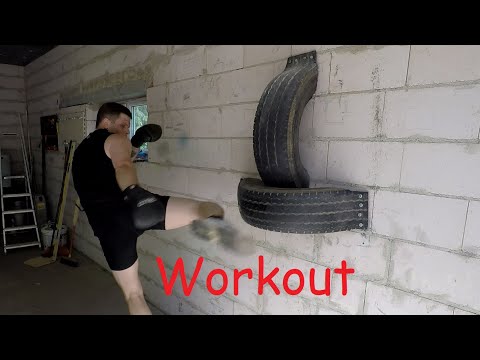 Wall Tire Punching Bag (Workout)