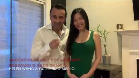 Argentine Tango Vocabulary: Forward and back ochos, in place, traveling, circular