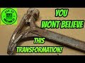 Old rusty hammers restoration transformation framing hammer!