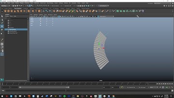 Building a Spiral Staircase in Maya with Bend Tool.