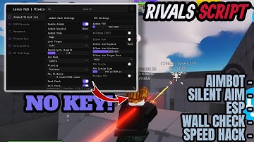 Rivals Script *NO KEY* - AIMBOT | SILENT AIM | AUTO FIRE | ESP | SPEED HACK | VERY OP!