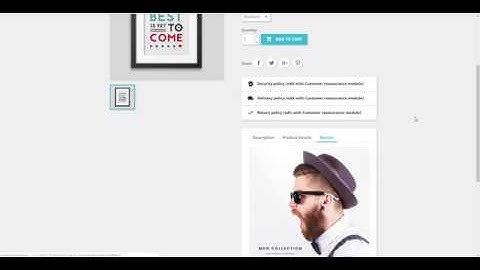 Product Extra Custom Tabs Video Banner Text - PrestaShop 1.6 / 1.7