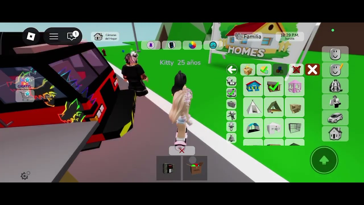 Troleando y espiando casas en brookhaven 