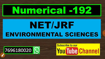 JRF IN ENVIRONMENTAL SCIENCES | best online classes| mind mapping