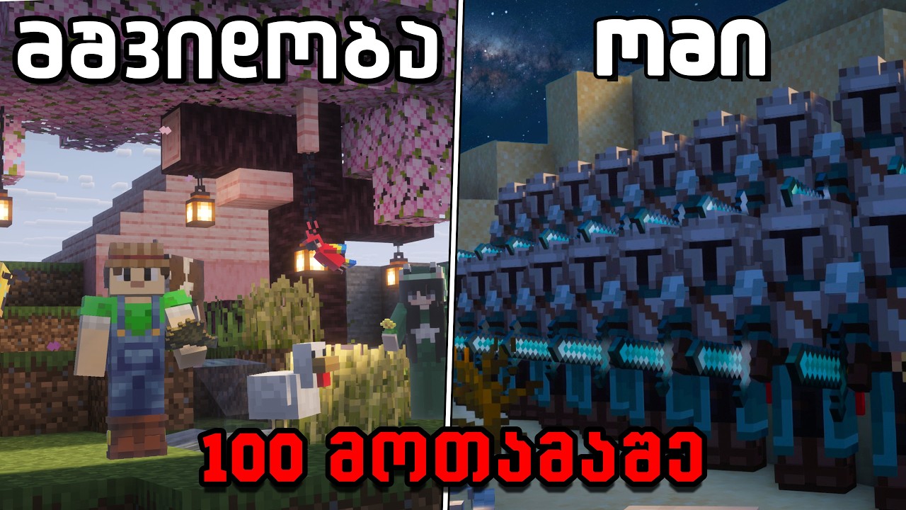 100 ადამიანი ქმნის ცივილიზაციას - ღარიბი & მდიდარი