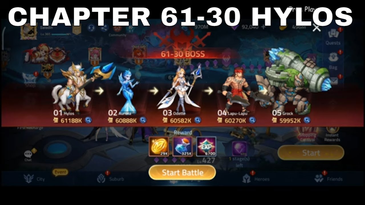 CAMPAIGN 61-30 HYLOS ► MOBILE LEGENDS ADVENTURE