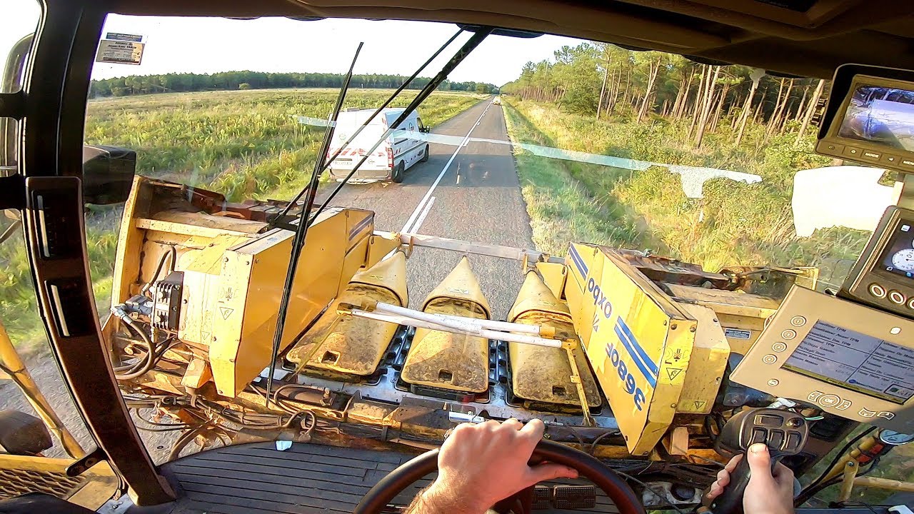 🇫🇷 Cab View | 5min à bord d'un Corn Picker Oxbo 2485 !! Maïs Doux 2019