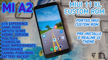 A9 MIUI 11 XL BEST PERFORMANCE GAMING  OS CUSTOM ROM FOR MI A2 || FULL REVIEW OF THE ROM