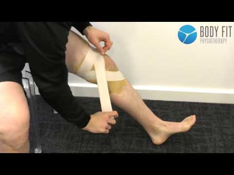 How to TAPE a KNEE for sport - Medial Collateral Ligament Injury