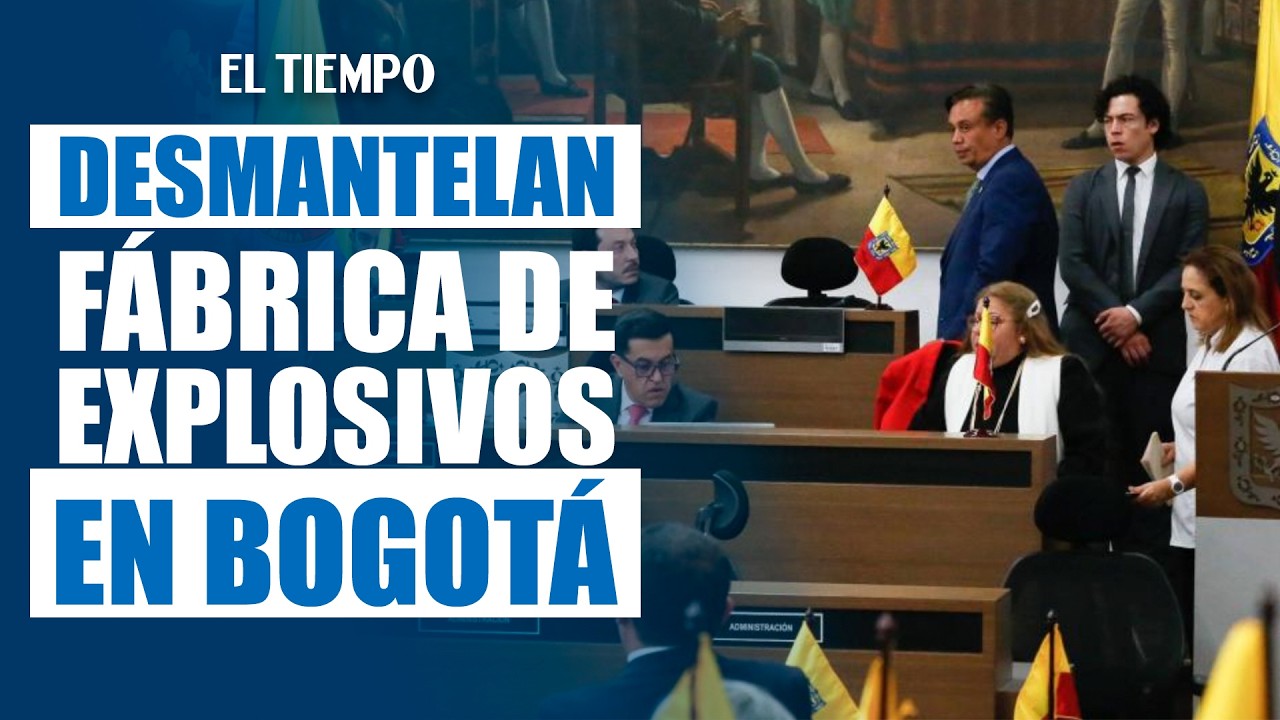 Desmantelan fábrica de explosivos en Bogotá: capturan a dos presuntos miembros del ELN en Usme