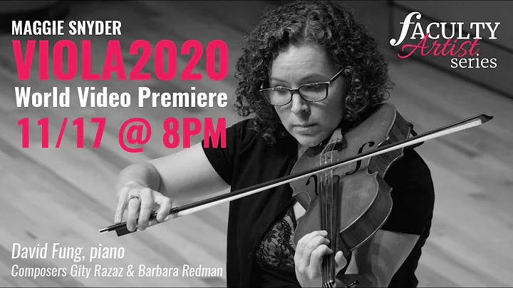 Faculty Artist Series with Maggie Snyder