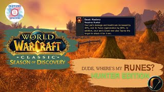 Rune of Beast Mastery - Alliance Hunter Rune Guide - Season of Discovery Rune of Beast Mastery - Alliance Hunter Rune Guide - Season of Discovery