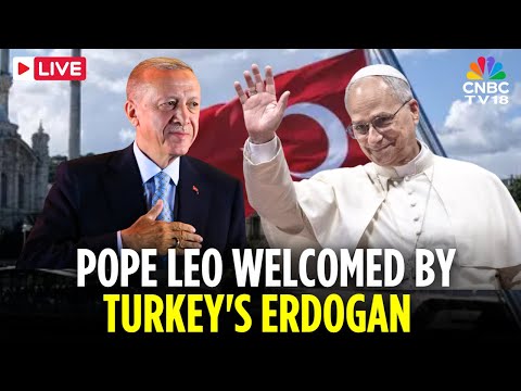 Türkiye LIVE: Pope Leo Welcomed by Turkey's Erdogan at the Presidential Palace in Ankara | N18G