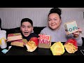 Mcdonalds Big Mac, Filet O'Fish, 20pc Nuggets, Fries, & Holiday Pie Mukbang | AngelaEats