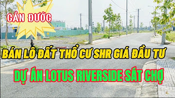 Bán Đất Cần Đước Bán Lô Đất SHR Sát Chợ Long Cang