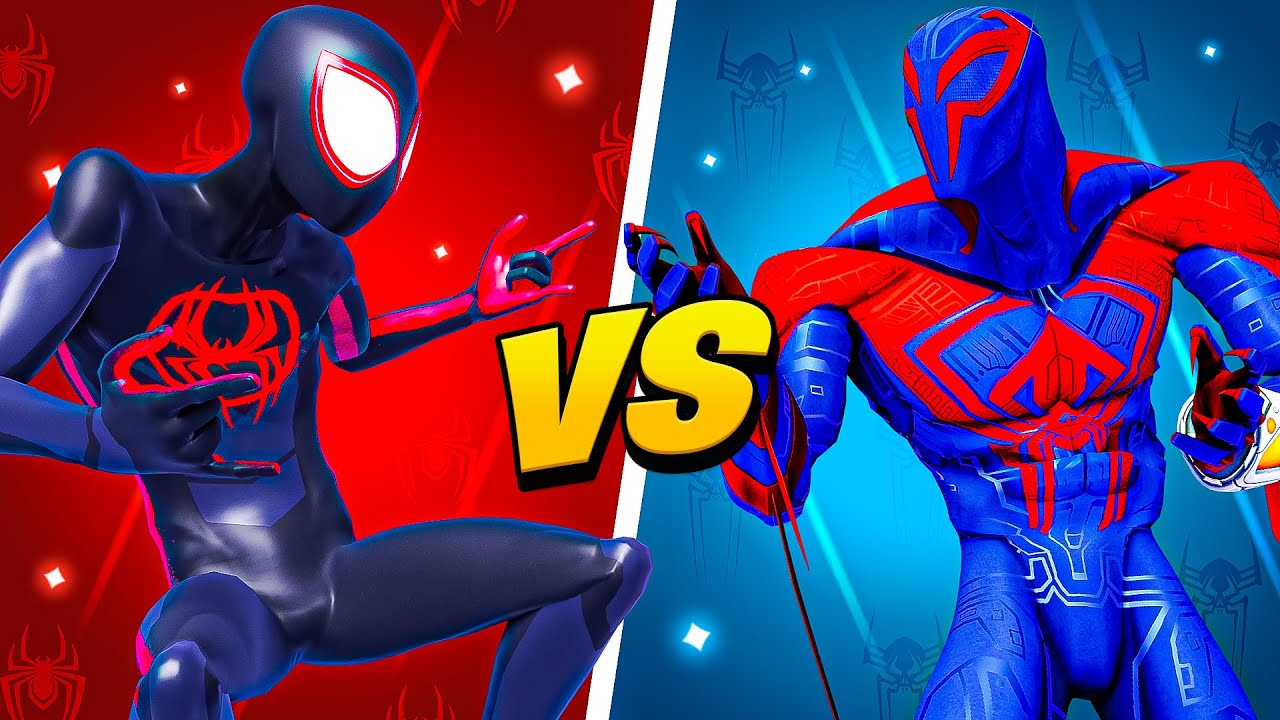 MILES MORALES vs SPIDERMAN 2099 (Fortnite 1v1)