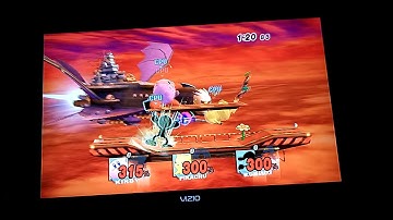 Super Smash Bros. Brawl Kirby (CPU) VS. Pikachu (CPU) VS. Mr. Game and Watch (CPU)