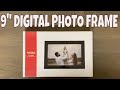 AEEZO WiFi Digital 9&quot; Picture Frame, IPS Touch Screen 16GB Memory  Share with Frameo APP