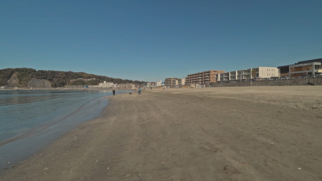 Morning walk to Zushi beach
