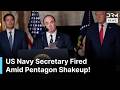 BREAKING NEWS: US Navy Secretary John Phelan Fired | Pentagon Shakeup Explained | DRM News | AC1Z