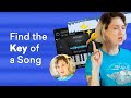 The easiest way to find the key of a song