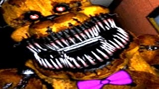 Nightmare purple freddy jumpscare?! (FNAF 4) 