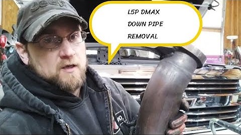 L5P DMAX WEHRLI DOWN PIPE INSTALL PT1 | REMOVAL STOCK PIPE