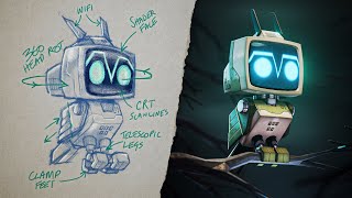 Owl Bot  3D Animation Breakdown (Blender) #b3d