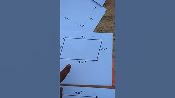 How to square your foundation , wall or anything else