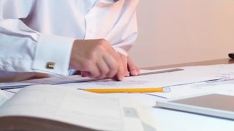 Student Engineer Erasing Drawing Stock Video