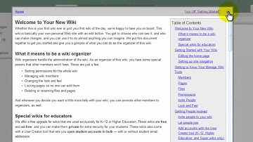 Using Wikispaces to make a wiki