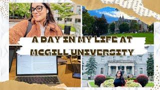 A Day in my Life at McGill University, Montreal, Canada | Vlog | Bhavya Kalra |  September 2022