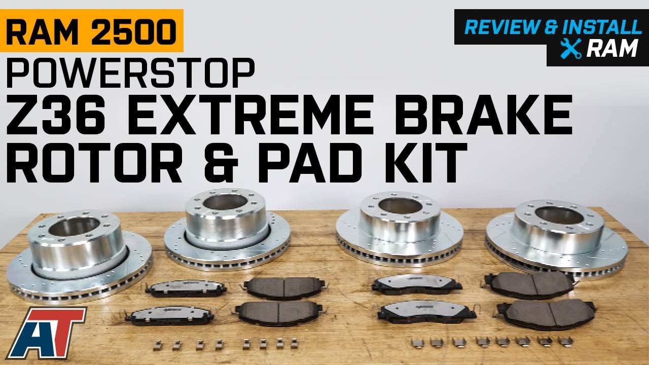 PowerStop RAM 2500 Z36 Extreme Truck and Tow 8-Lug Brake Rotor and