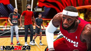 COMP STAGE PLAYERS are DISGUSTED with my LEBRON JAMES BUILD on NBA 2K24