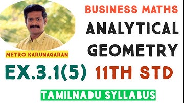 11th Std BM Ex.3.1(5) If A(-1,1) and B(2,3) are two fixed points, then find the locus of a point P s