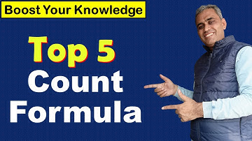 Top 5 Count Formula in Excel | How to use Count , Counta , Countblank , countif , countifs