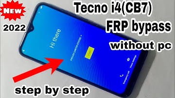 Tecno i4 frp bypass| how to Google account pass Tecno i4 ( CB 7) without pc| all Tecno frp bypass